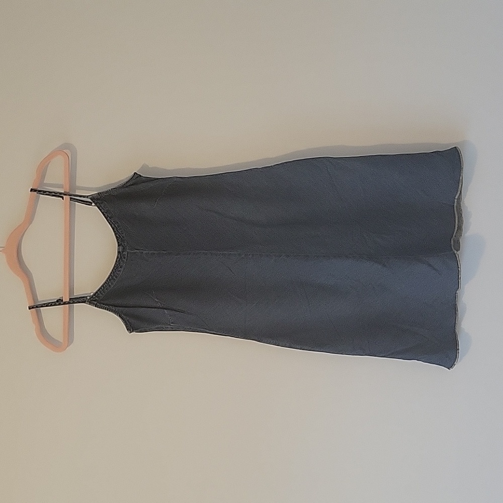 Old Navy Denim Dress • spaghetti straps • 100% cotton • size 4 • EUC